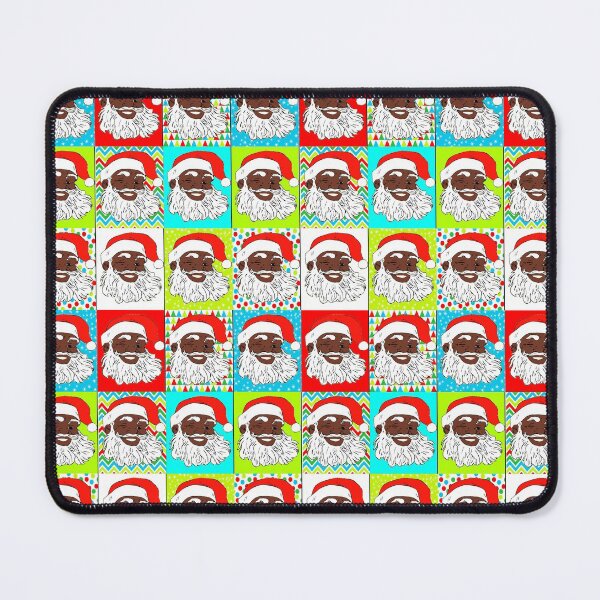 Item preview, Black Santa Claus Cartoon Bright Colors Colorful designed and sold by funnytshirtemp.