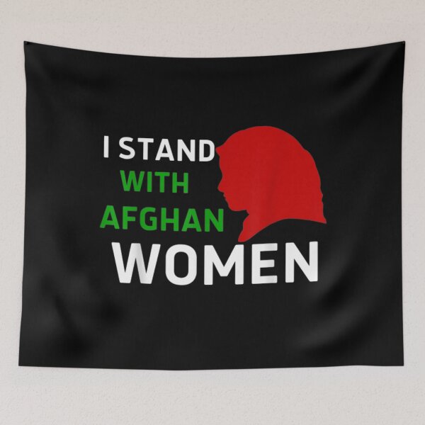 Item preview, I Stand With Afghan Women Human Rights designed and sold by tommyrbarke23.