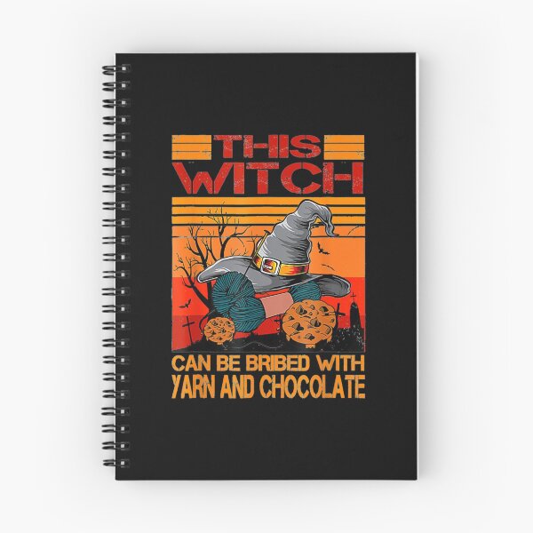 Item preview, This Witch Can Bribed With Yarn And Chocolate designed and sold by Nguyenhaithanh.