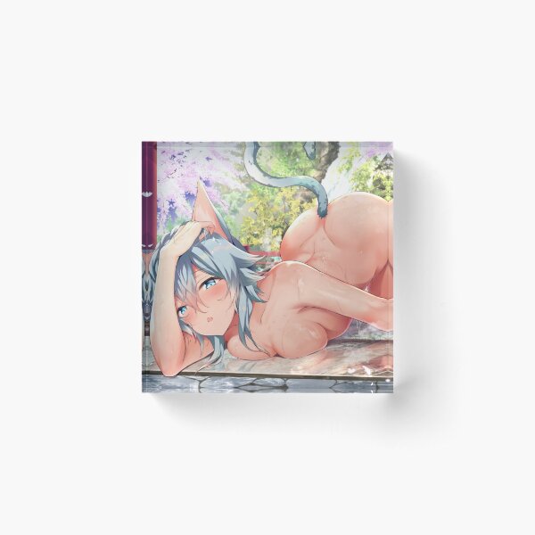 Cat Girl Sinon Ecchi Acrylic Block