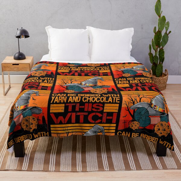 Item preview, This Witch Can Bribed With Yarn And Chocolate designed and sold by Nguyenhaithanh.
