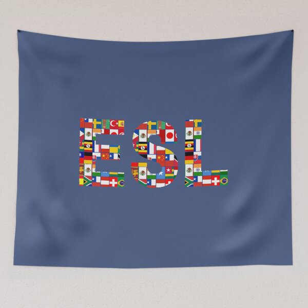 Item preview, Flags of the world ESL English as a Second Language designed and sold by Designforoz.