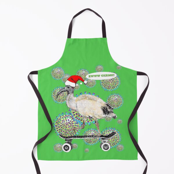 Item preview, Christmas Skateboarding Ibis - Bin chicken, ewww Germs! designed and sold by LunaticPainter.