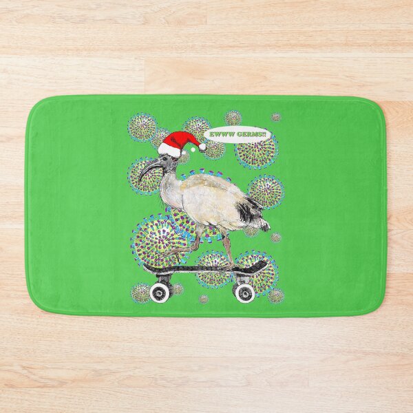 Item preview, Christmas Skateboarding Ibis - Bin chicken, ewww Germs! designed and sold by LunaticPainter.