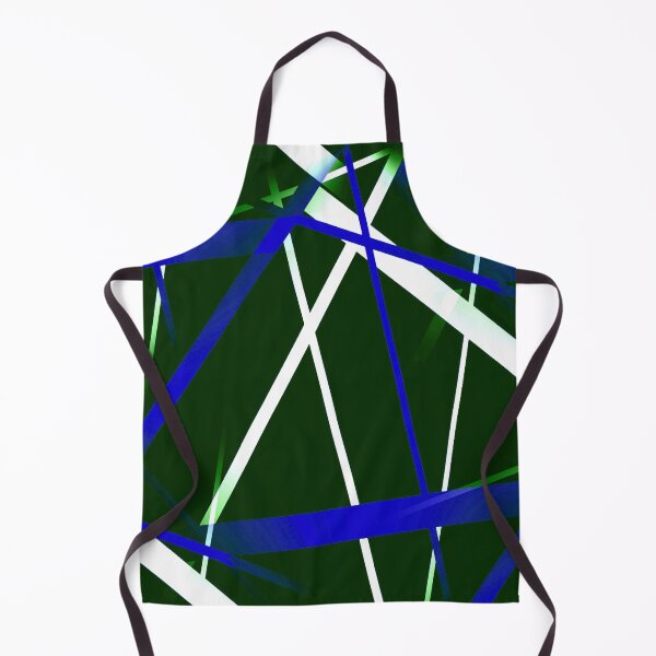 Item preview, Seamless Dark Blue and White Strips Pattern On Green Black Background designed and sold by taiche.
