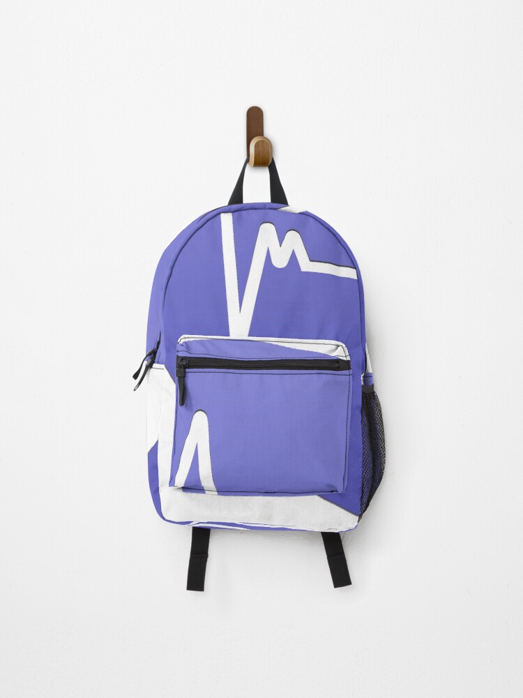 Thumbnail 1 of 3, Backpack, Purple Heart Beat designed and sold by RMSartZ.