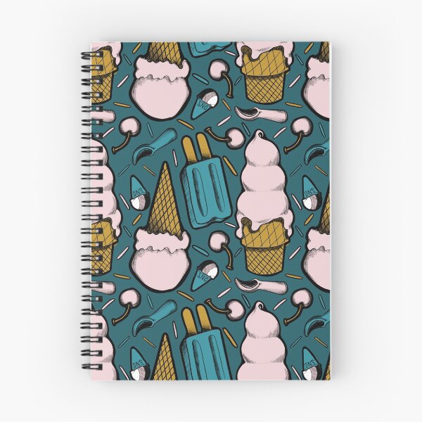 Item preview, Ice cream dreams | pink teal and green designed and sold by ShinyBallArt.