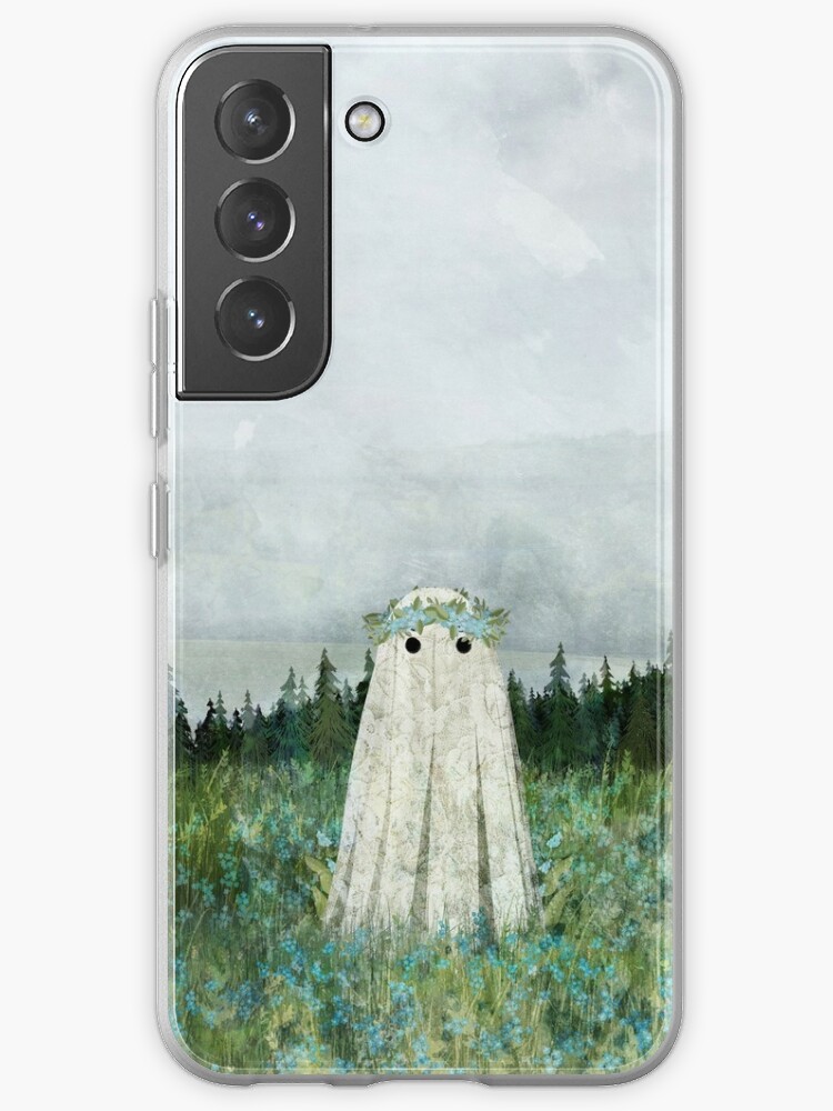 Thumbnail 1 of 4, Samsung Galaxy Phone Case, Forget me not meadow designed and sold by katherineblower.