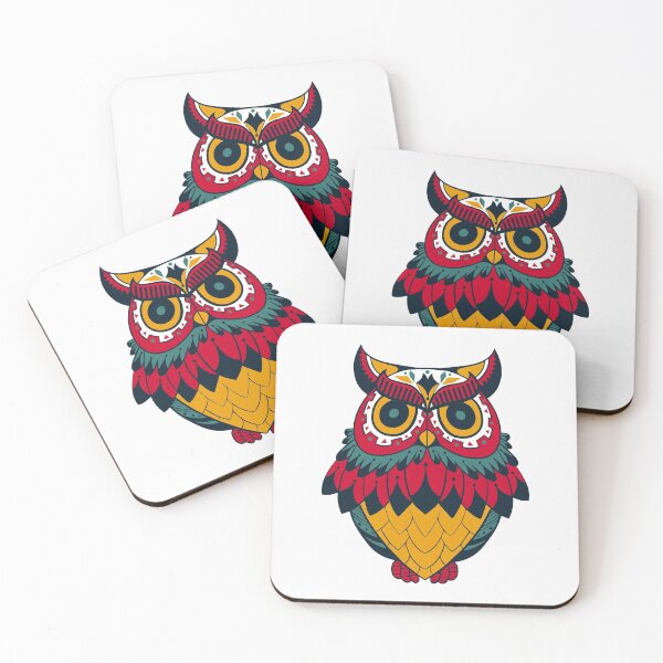 Item preview, Vintage Tribal Owl designed and sold by designandclouds.