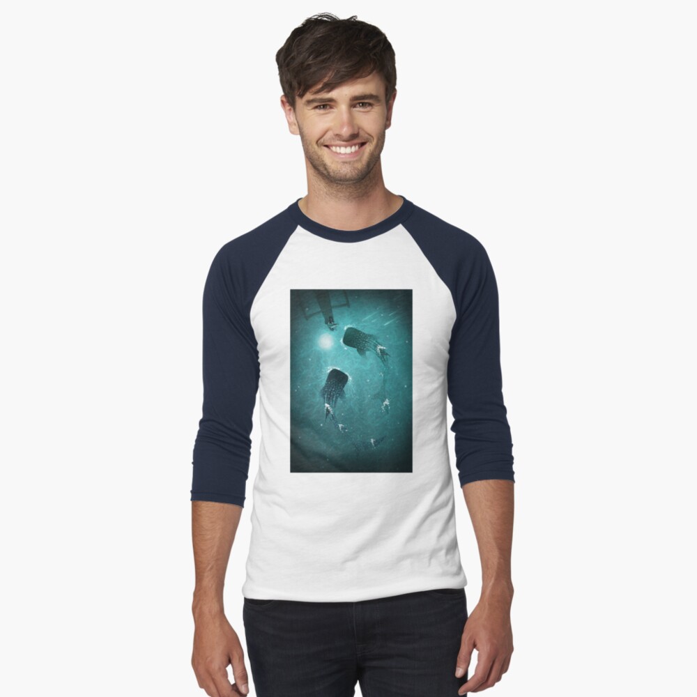 Item preview, Baseball ¾ Sleeve T-Shirt designed and sold by dEMOnyo.