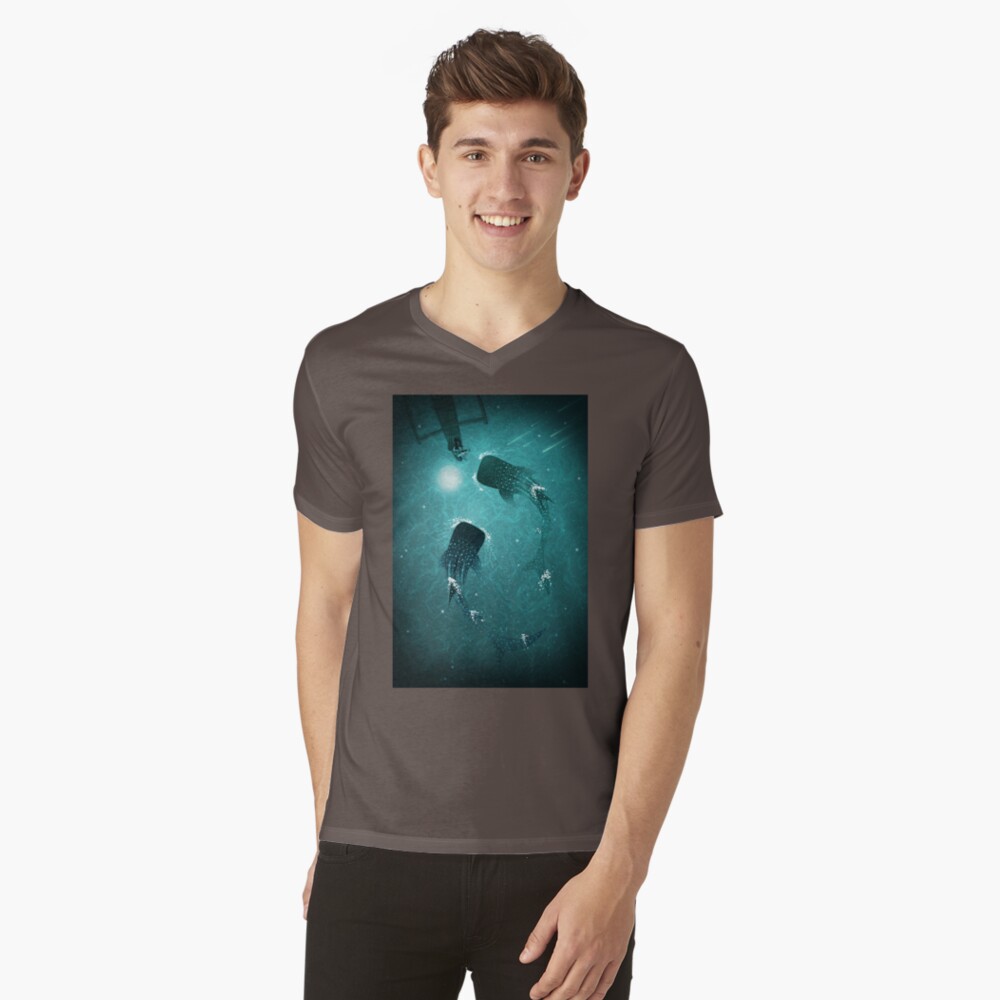 Item preview, V-Neck T-Shirt designed and sold by dEMOnyo.