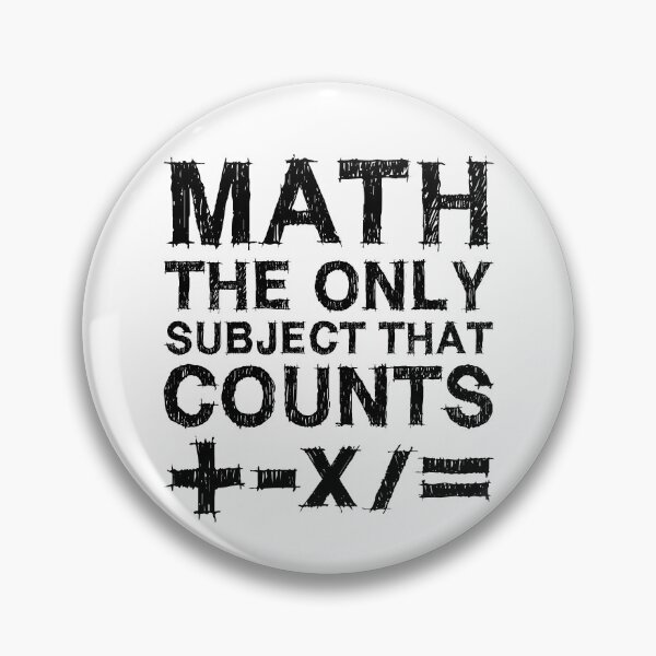 Item preview, Math The Only Subject That Counts designed and sold by TashaVector.