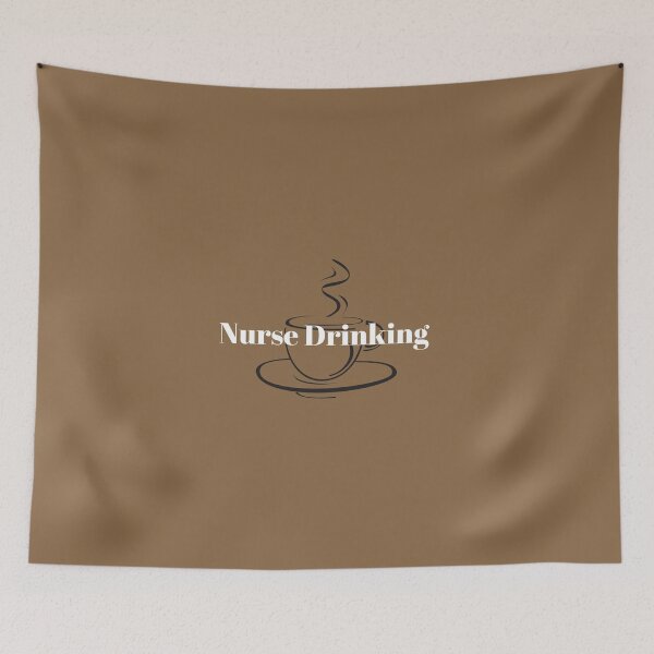 Item preview, nurse drinking coffee designed and sold by dress-in.