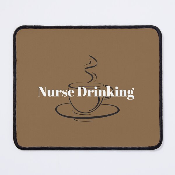 Item preview, nurse drinking coffee designed and sold by dress-in.