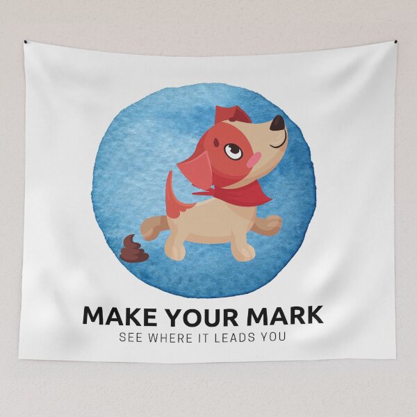 Item preview, Make Your Mark Anime Dog designed and sold by UPSTORE-RB.