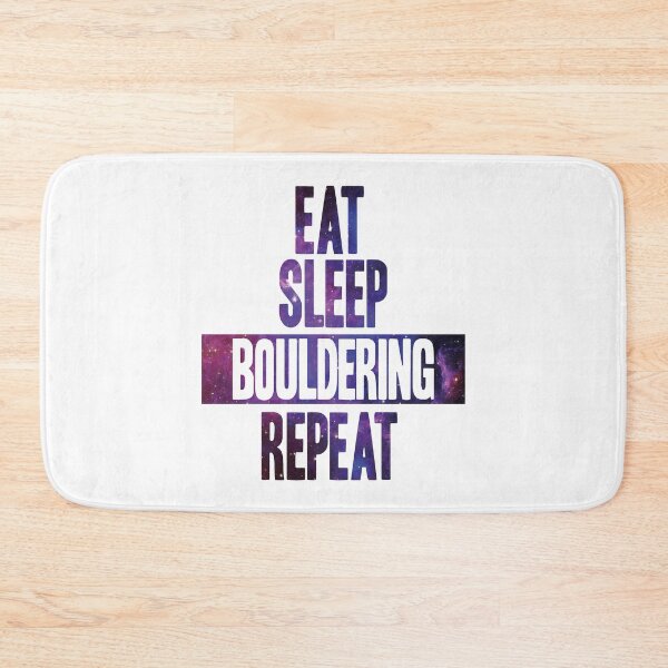 Item preview, Eat sleep Bouldering repeat designed and sold by JakubkoJunak.