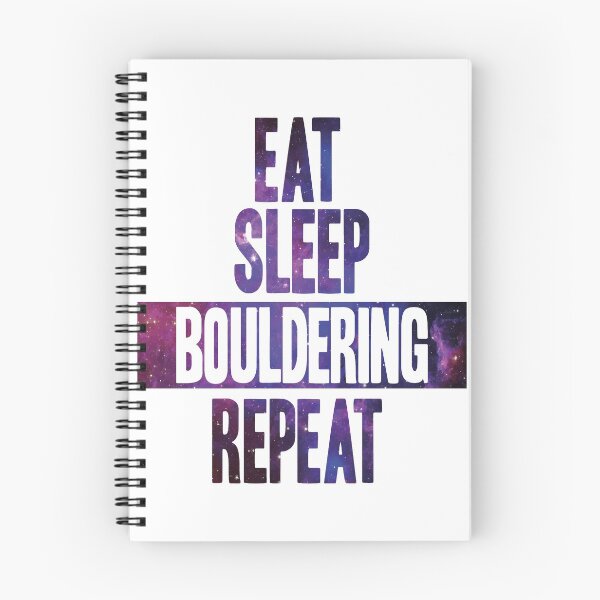 Item preview, Eat sleep Bouldering repeat designed and sold by JakubkoJunak.