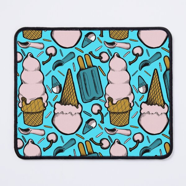 Item preview, Ice cream dreams | pink and turquoise designed and sold by ShinyBallArt.