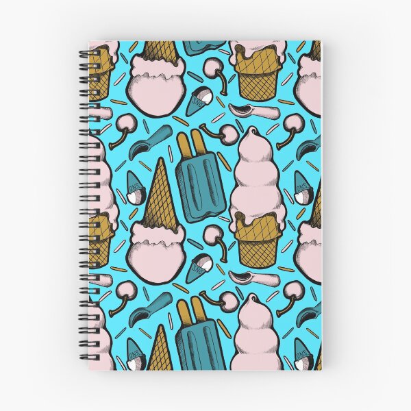 Item preview, Ice cream dreams | pink and turquoise designed and sold by ShinyBallArt.