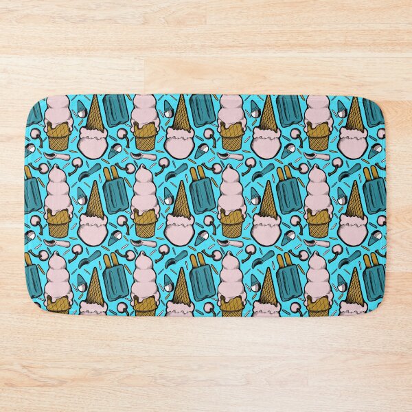 Item preview, Ice cream dreams | pink and turquoise designed and sold by ShinyBallArt.