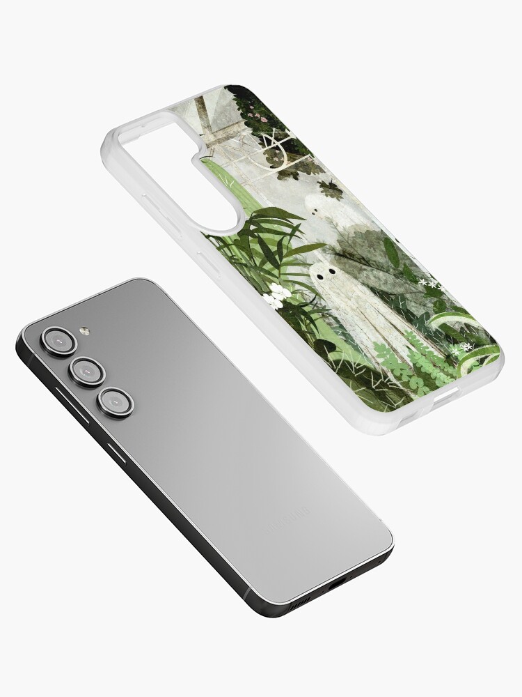 Samsung Galaxy Phone Case, There's A Ghost in the Greenhouse Again designed and sold by katherineblower