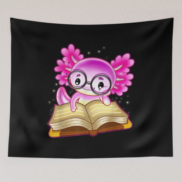 Item preview,  Axolotl Read Book Ambystoma Mexicanum Mexican Walking Fish designed and sold by caral8.