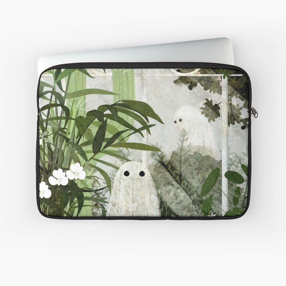 There's A Ghost in the Greenhouse Again Laptop Sleeve