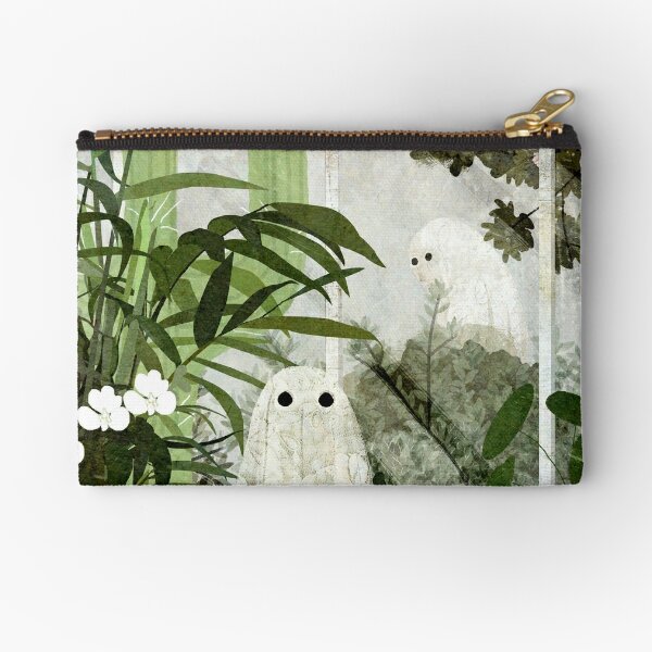There's A Ghost in the Greenhouse Again Zipper Pouch