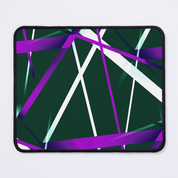 Item preview, Seamless Purple and White Strips Pattern On Black Background designed and sold by taiche.
