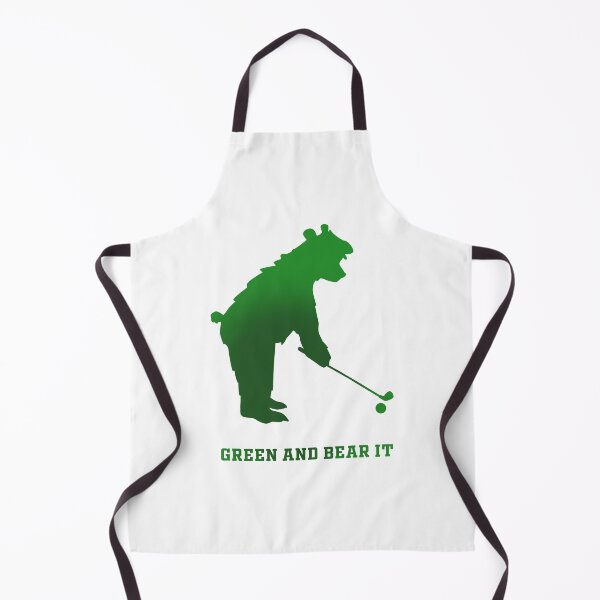 Item preview, green and bear it gift for a golfer caddies designed and sold by sebastian3210.