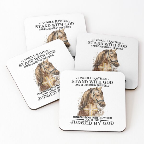 Item preview, I Would Rather Stand With God Be Judged By The World Horse designed and sold by sharpssmine.