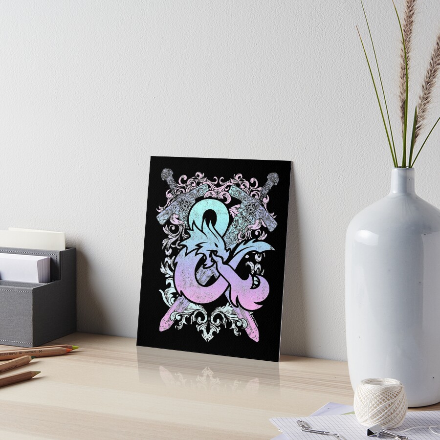 "Dungeons & Dragons Ampersand Pastel Logo" Art Board Print for Sale by PhuongTran909 Redbubble