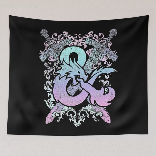 Item preview, Dungeons & Dragons Ampersand Pastel Logo designed and sold by PhuongTran909.