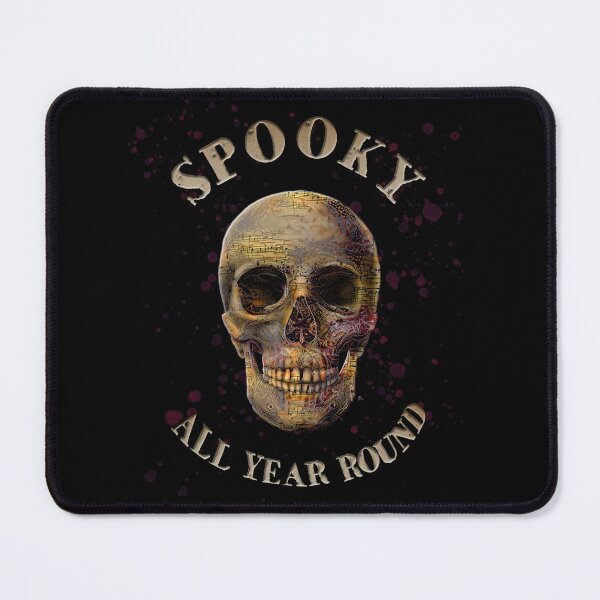 Item preview, Spooky All Year Around | Surreal Music Skull | Surreal Horror Music Skull | Skullcore | TM11 designed and sold by triciakitty.