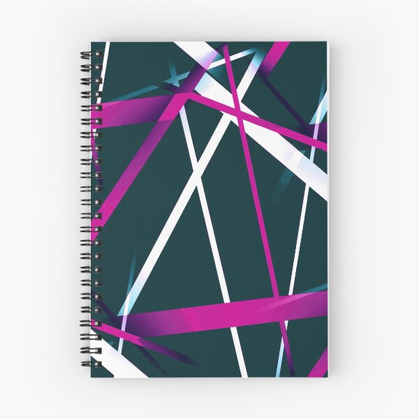 Item preview, Seamless Dark Fucshia and White Strips Pattern On Blue Black Background designed and sold by taiche.