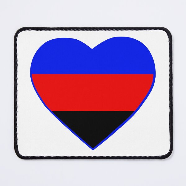 Item preview, Pride Flag Heart Polyamory designed and sold by Vanum-Chan.