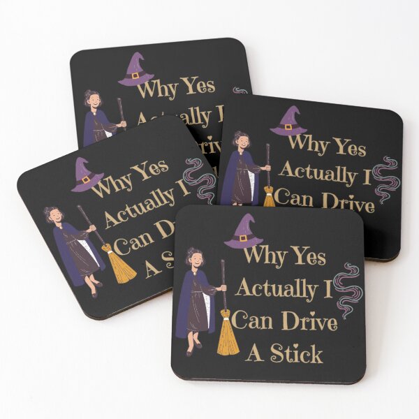 Item preview, Why Yes Actually I Can Drive A Stick Halloween design designed and sold by Simi2020.