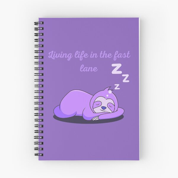 Item preview, Living life in the fast lane - cute animals lazy designed and sold by Hanger52.