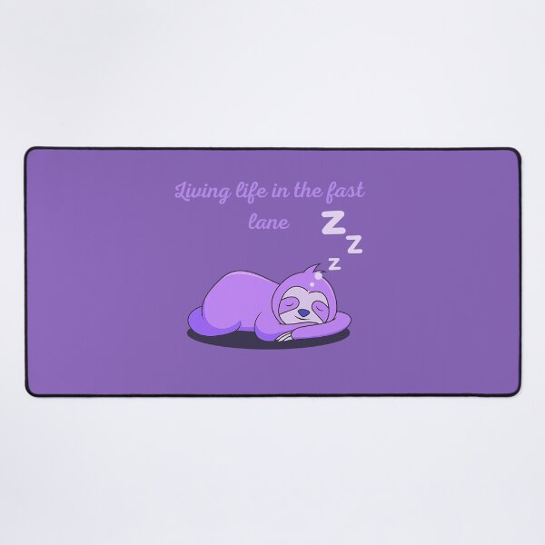Item preview, Living life in the fast lane - cute animals lazy designed and sold by Hanger52.
