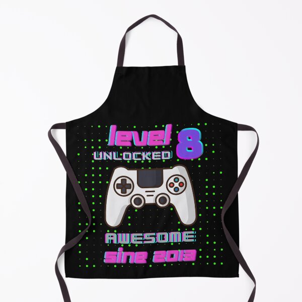 Item preview, Level 8 Unlocked Awesome 2013 Video Game 8th Birthday designed and sold by H2O-Shop.