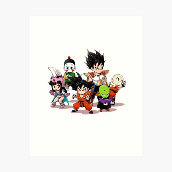 Dragonball Sticker - Goku Chibi 7 Art Print for Sale by PuppyPals3