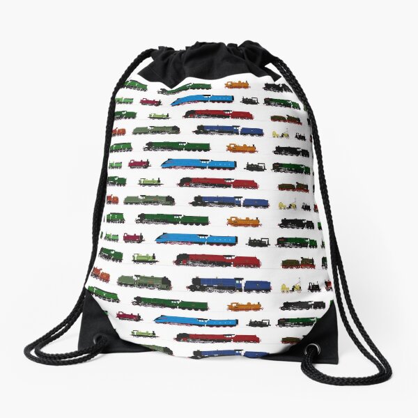 Train Drawstring Bags for Sale | Redbubble