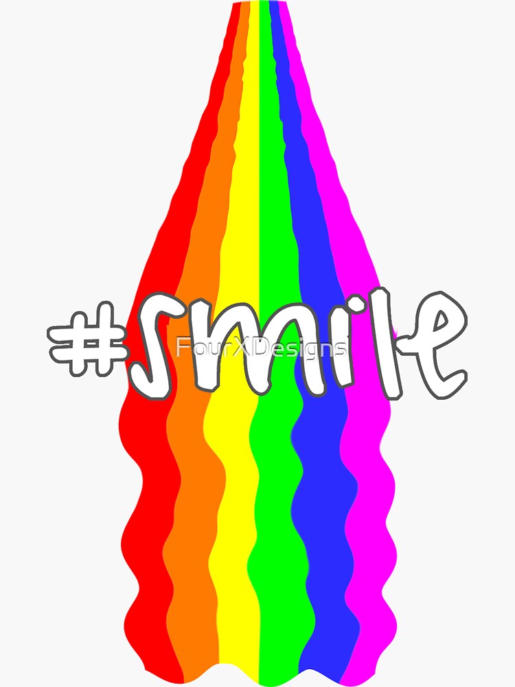 "Vomiting Rainbows" Sticker for Sale by FourXDesigns Redbubble