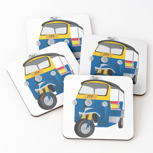 Item preview, Taxi Tuk Tuk Thailand vintage retro classic, taxi car 1 designed and sold by BlareBlare.