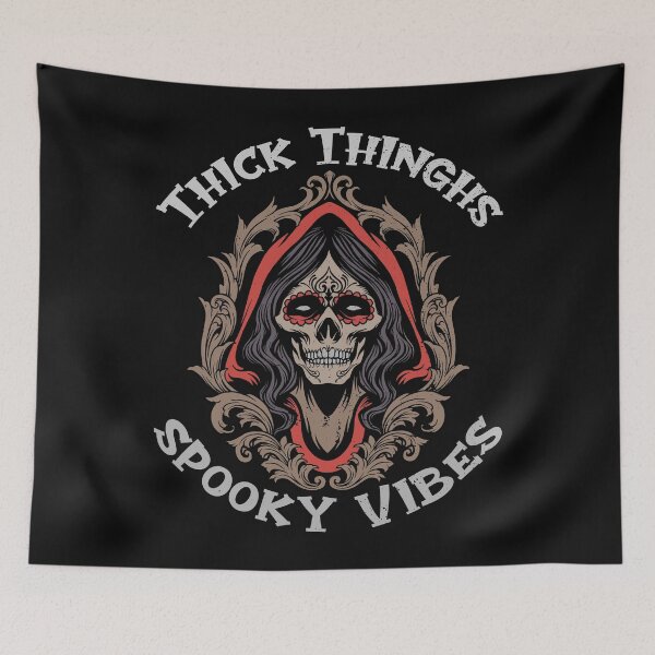 Item preview, Funny Thick Thighs And Spooky Vibes Halloween Costume designed and sold by Memes-for-all.