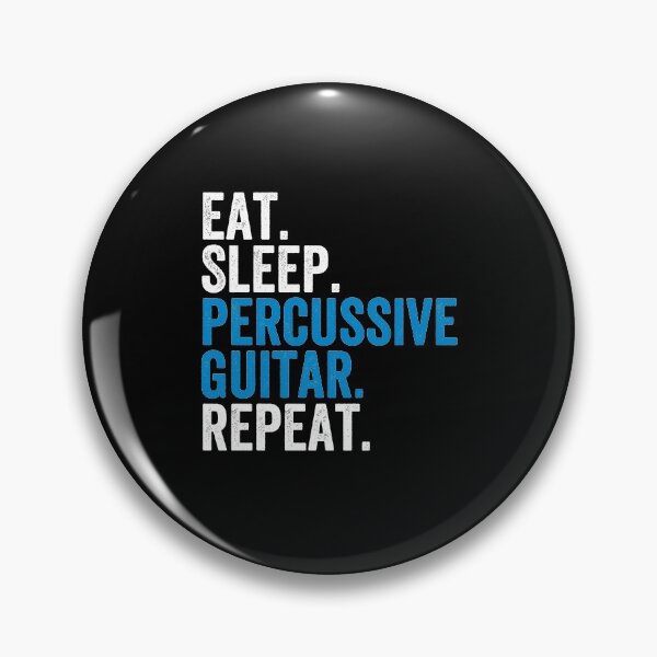 Item preview, Eat Sleep Percussive Guitar Repeat Gift acoustic Guitar  designed and sold by ollalla.
