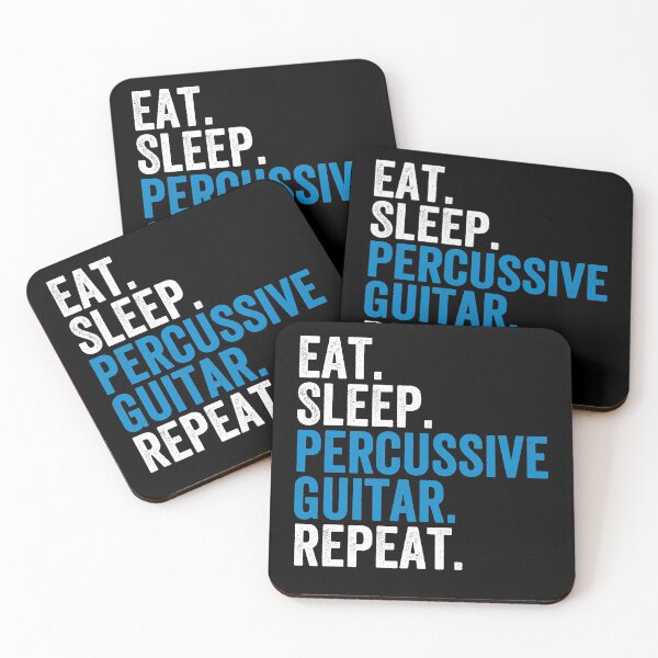 Item preview, Eat Sleep Percussive Guitar Repeat Gift acoustic Guitar  designed and sold by ollalla.