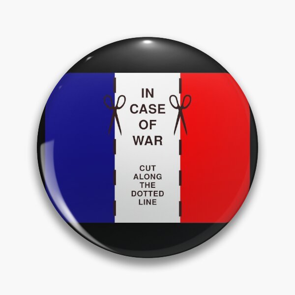 Item preview, In Case of War - Cut Along The Dotted Line designed and sold by SolarCross.