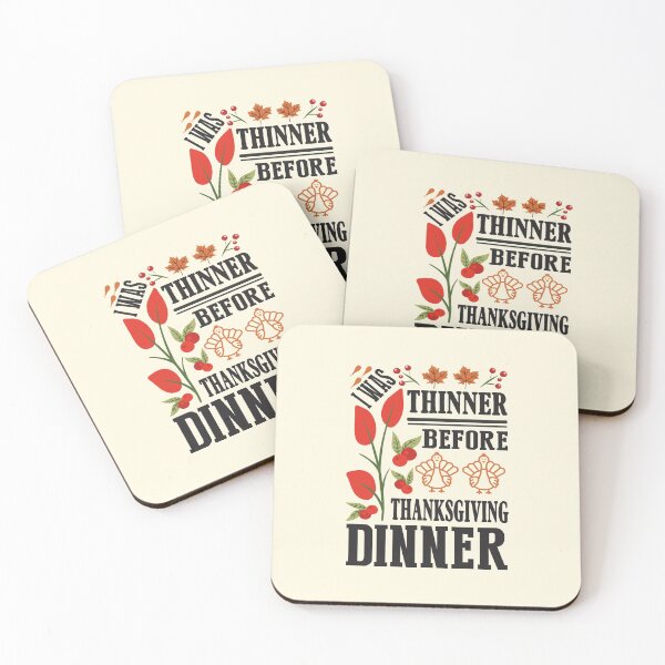 Item preview, I Was Thinner Before Thanksgiving Dinner designed and sold by SewnMemories.
