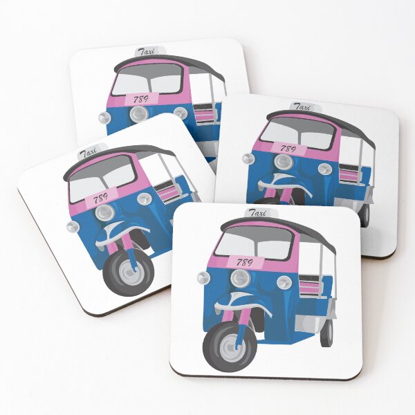 Item preview, Taxi Tuk Tuk Thailand vintage retro classic, taxi car 2 designed and sold by BlareBlare.